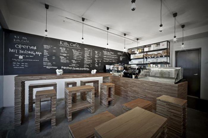 niet-residentiële gebouwen onder het café