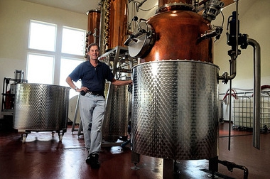 wodka productie