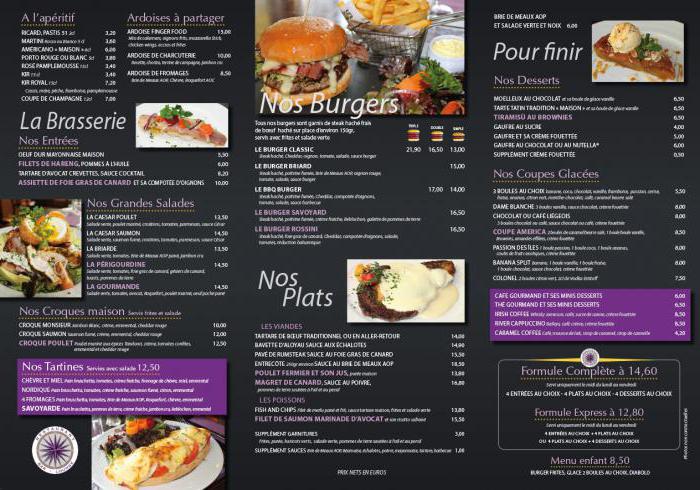 zdjęcie menu baru piwnego