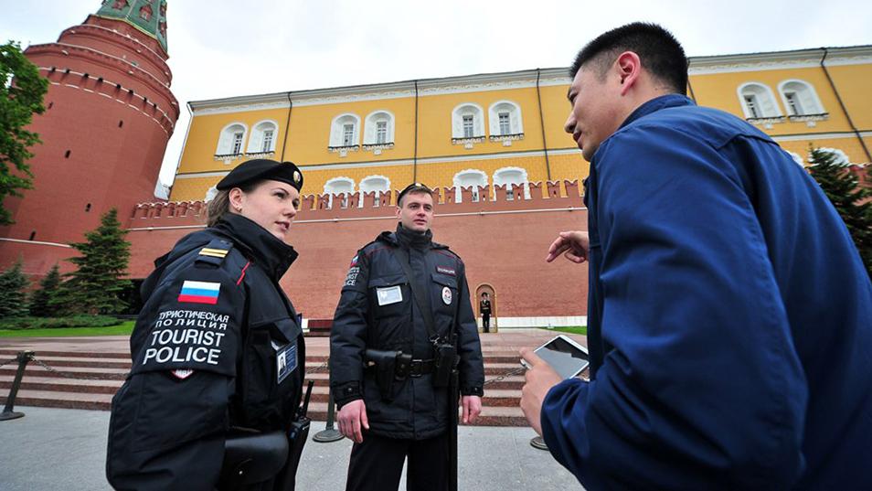 Policja w Moskwie