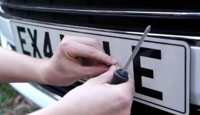 prima voor het rijden zonder achternummer