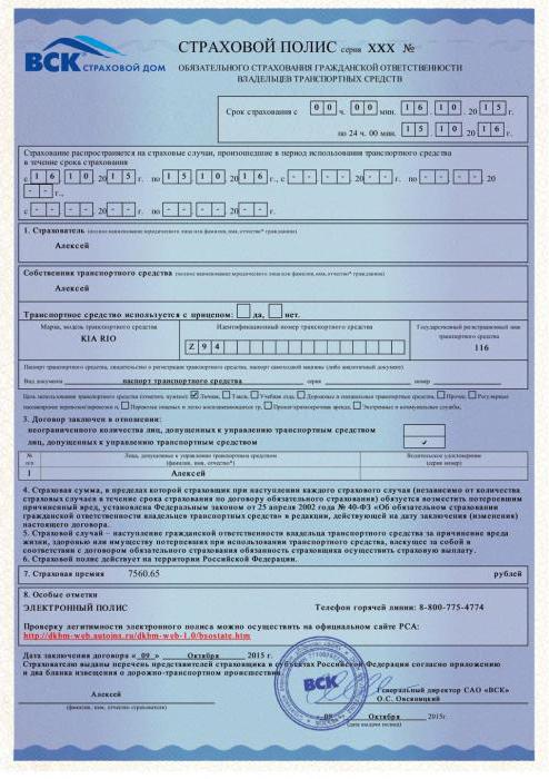 polityka elektroniczna osago