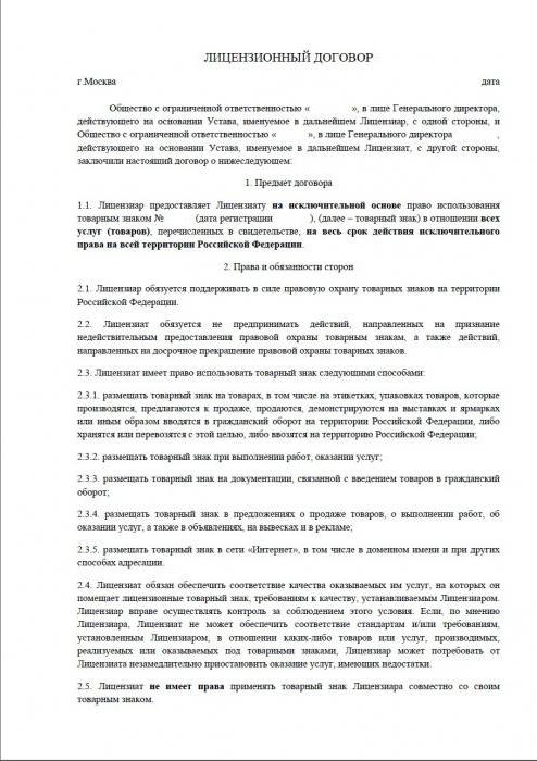 rodzaje licencji