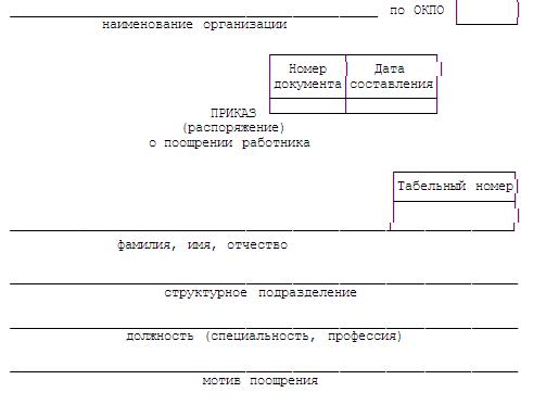 wzór promocji