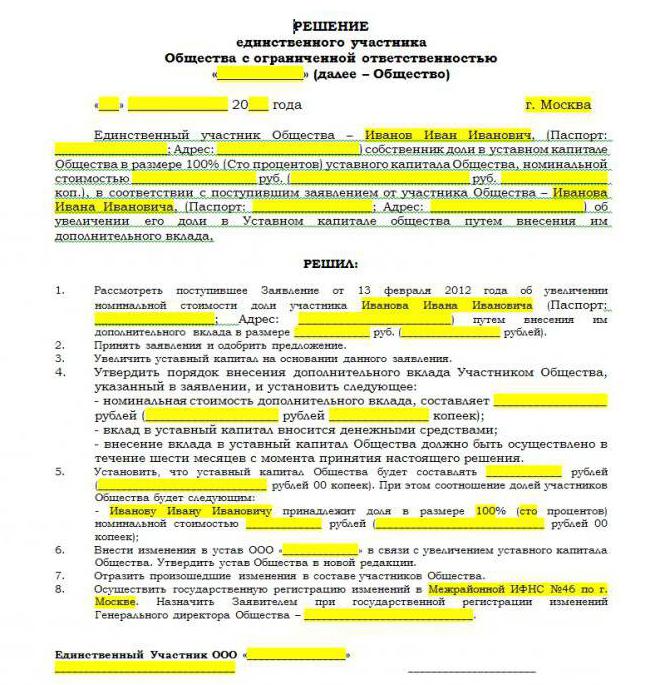 decyzja o podwyższeniu próby kapitału docelowego