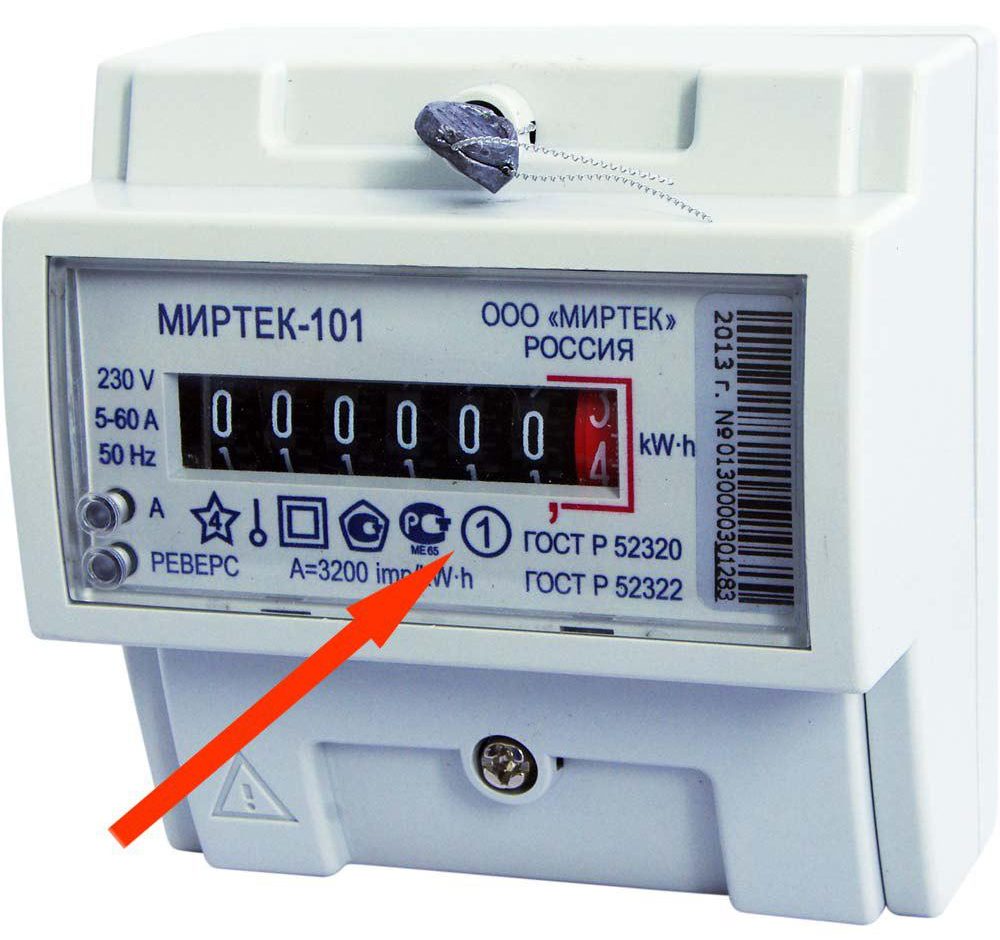 nauwkeurigheidsklasse op de elektrische meter