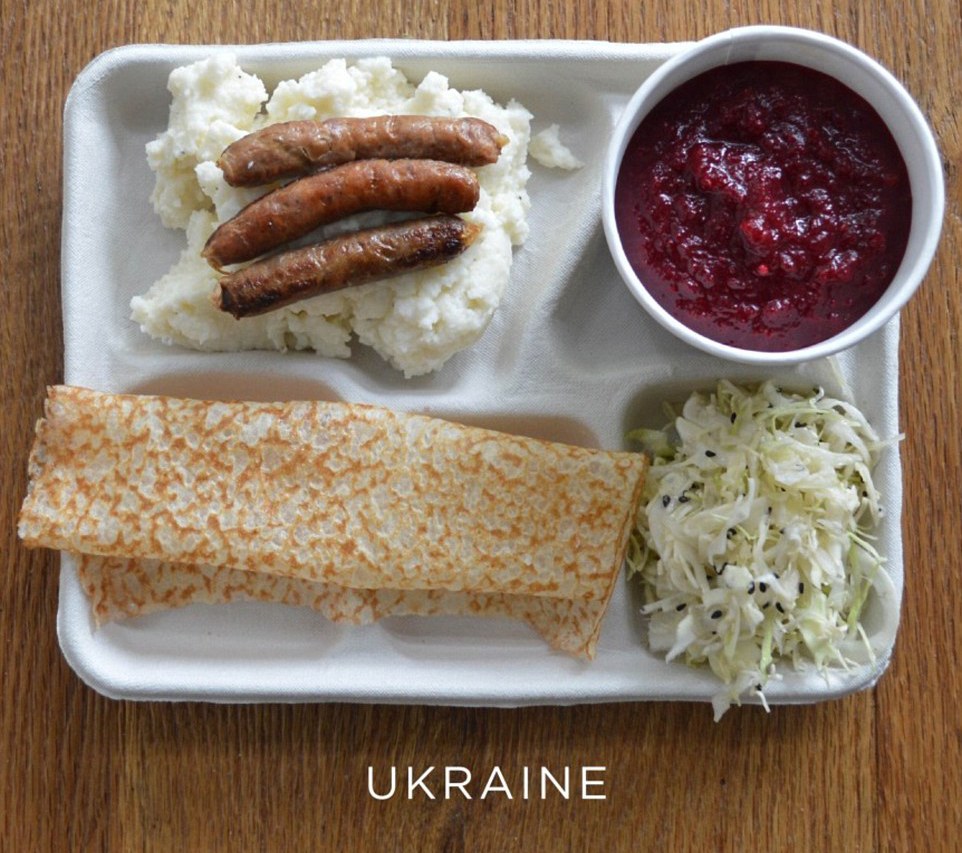 Śniadanie w ukraińskiej szkole