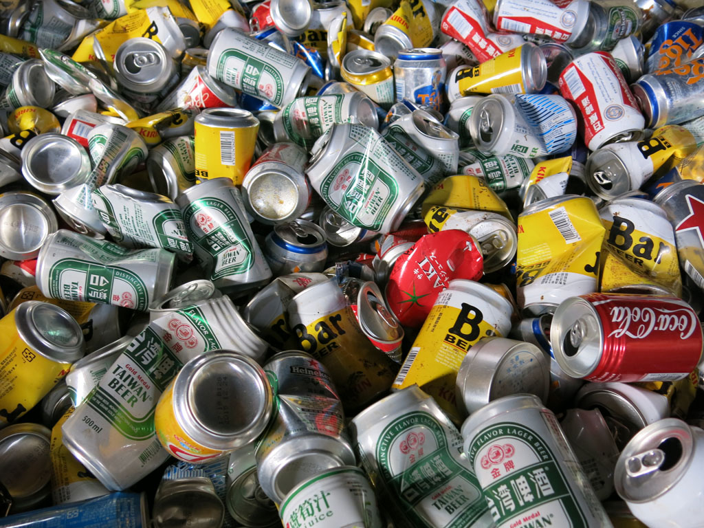 Aluminium blikjes