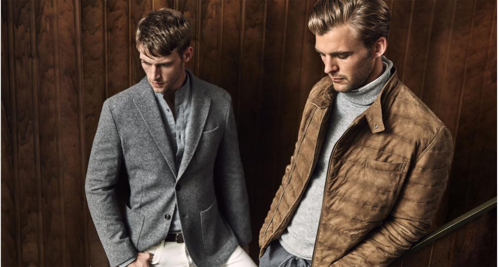 Asortyment męski w sklepach Massimo Dutti w Moskwie