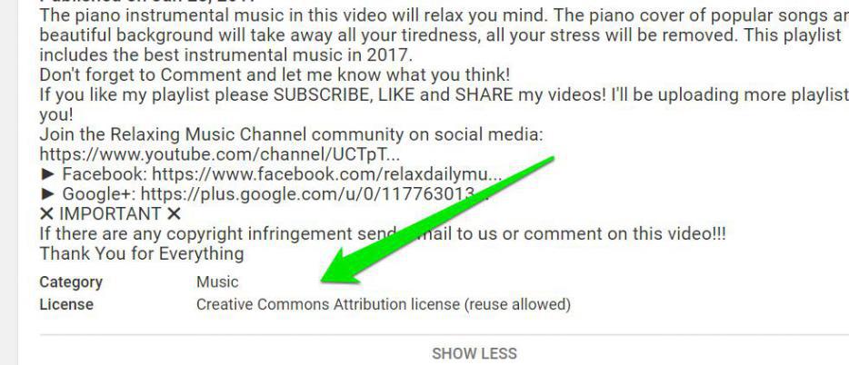 Licencja publiczna YouTube.