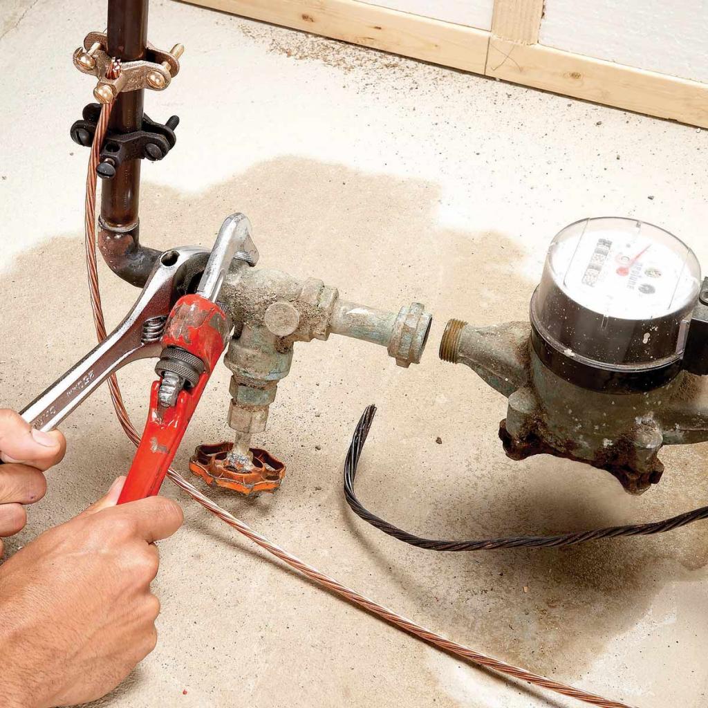 Demontage van de heetwatermeter