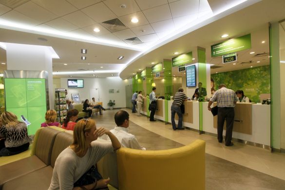 Welk percentage leningen bij Sberbank