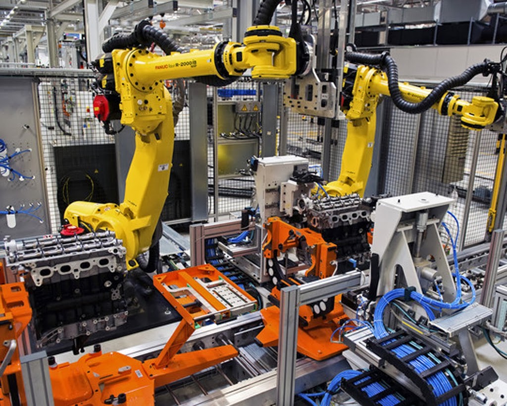 Robots werken